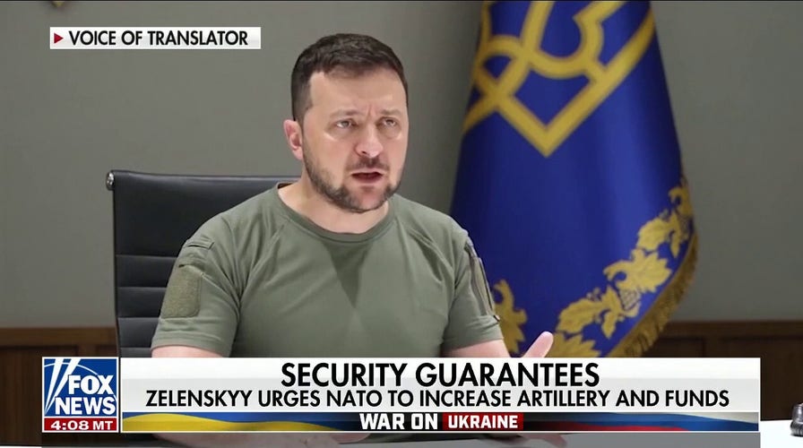President Zelenskyy calls on NATO for assistance following Russian missile strikes