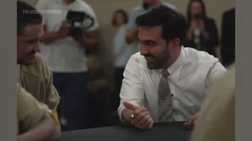 WATCH: Zohran Mamdani enjoys the World Cup game alongside prisoners at Rikers Island