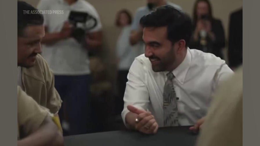 WATCH: Zohran Mamdani enjoys the World Cup game alongside prisoners at Rikers Island