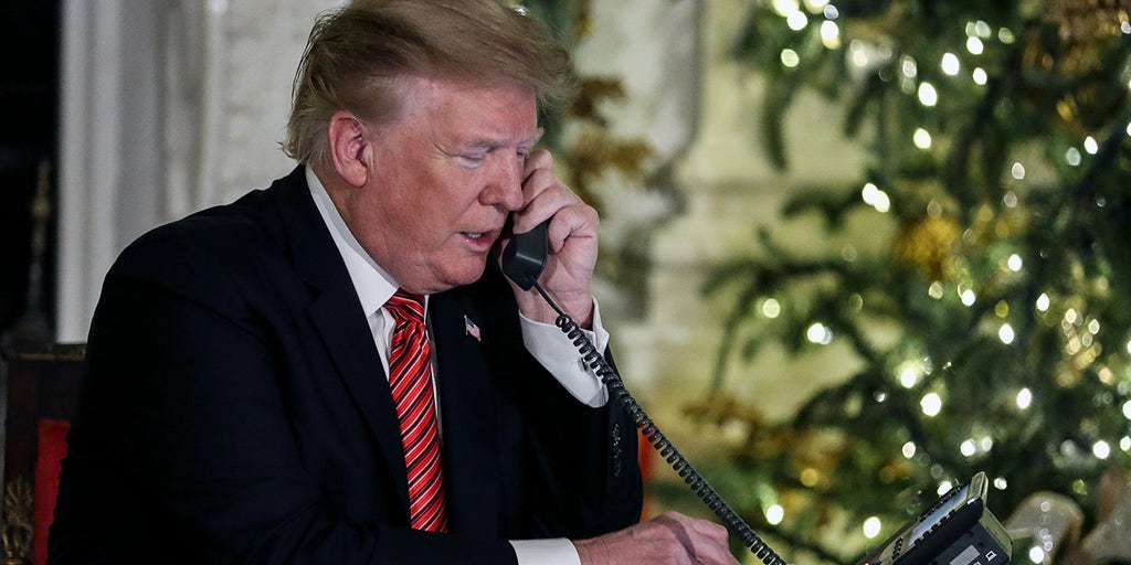 WATCH LIVE: President Donald Trump participates in NORAD Santa calls