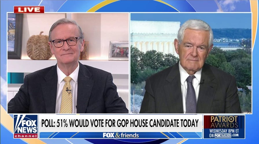 Gingrich: Biden's actions make you 'cringe for America'