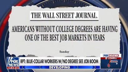 Blue-collar workers without college degrees see job boom: Report