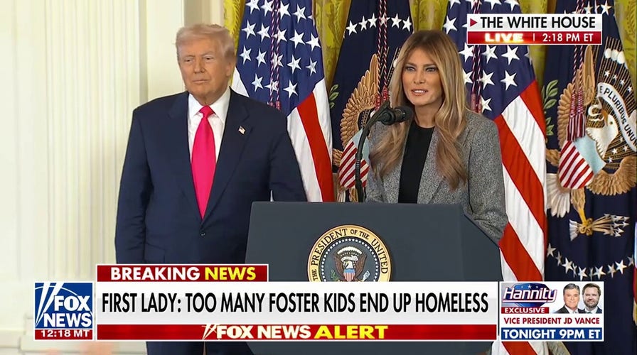 First woman Melania Trump introduces Trump enforcement bid signing to bolster America’s foster attraction system