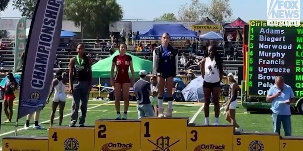 Trans athlete named co-champion in girls’ triple jump at California meet