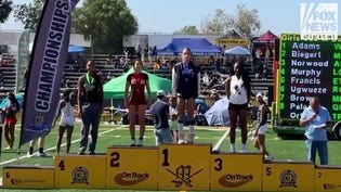 AB Hernandez defeats Reese Hogan, named co-champion in girls’ high jump event at California meet