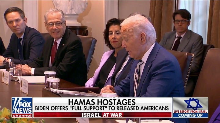 Biden offers support to released American hostages