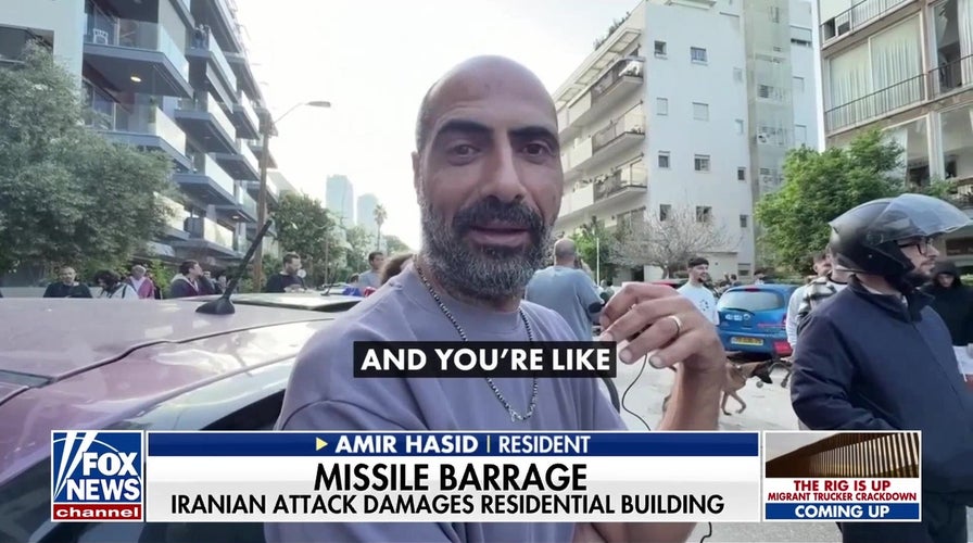 Iranian cluster bomb hits apartment building in Tel Aviv 