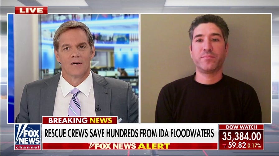 NJ father describes being rescued from flooding