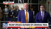 Trump sounds off on criminal trial amid a ‘country...on fire’