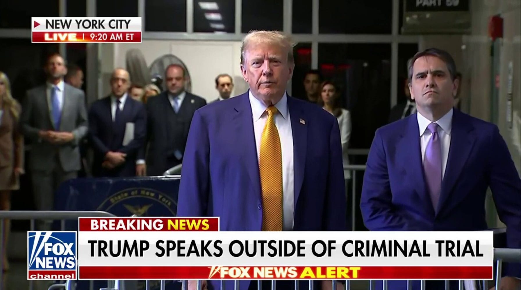 Trump Defends Against Criminal Trial Amidst 'Salacious Show' While Eric Blasts 'Garbage' Testimony