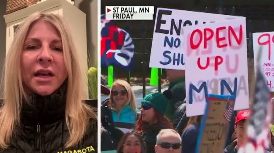 Minnesota protester on push to end stay-at-home order