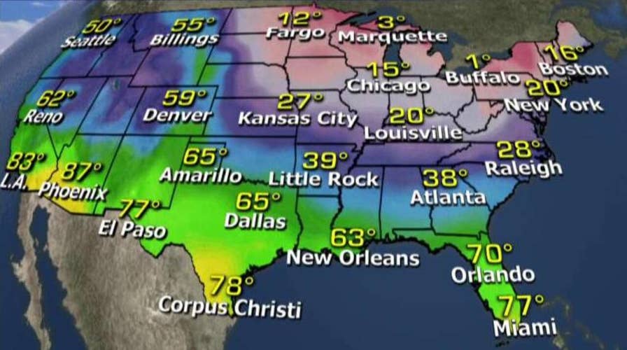 National forecast for Wednesday, February 10