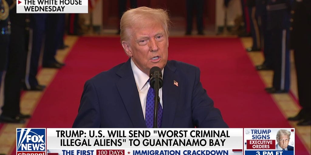 Trump praised for plan to send criminal migrants to Guantanamo Bay: 'Clever move'