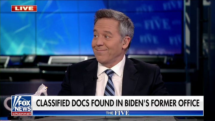 Gutfeld: With Trump, mishandling classified documents is 'treason' to the media, with Biden it's a 'nothingburger'
