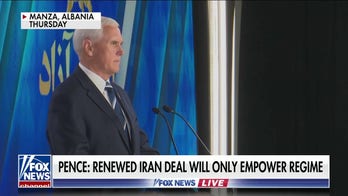Pence: Renewed Iran deal will only 'empower' regime
