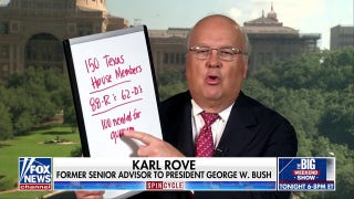 Karl Rove calls out Texas Dems' 'ridiculous' fleeing over GOP redistricting push