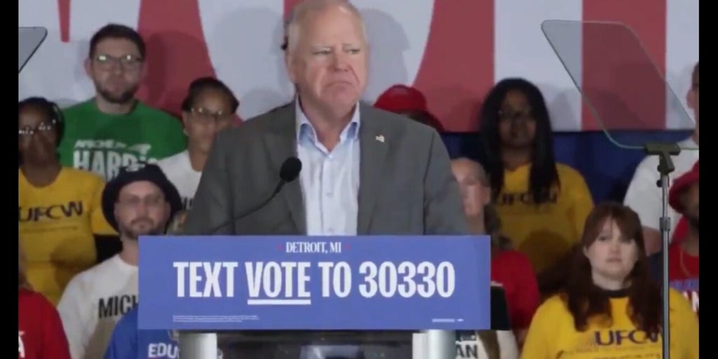 Tim Walz appears to call Elon Musk a 'gay guy'