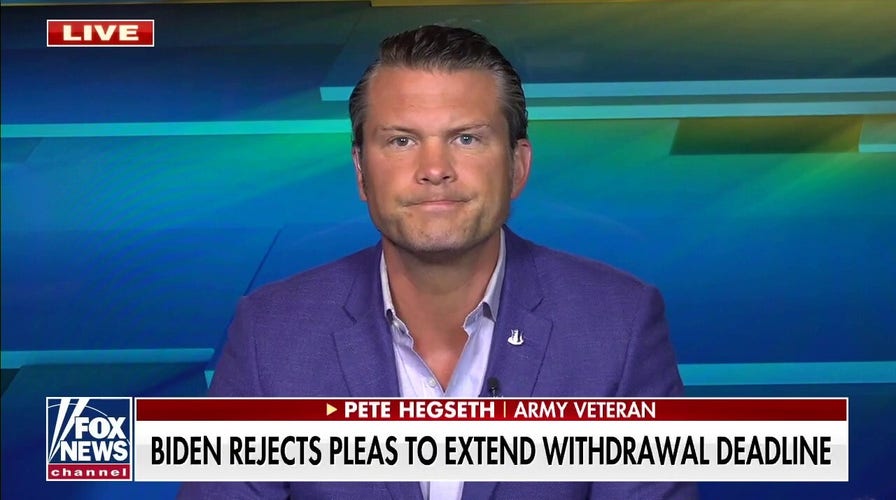 Hegseth on Afghan withdrawal deadline: Doors closing 'very, very soon' for US citizens