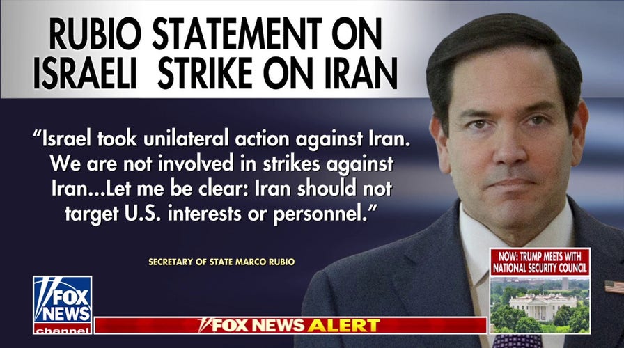 Trump administration denies involvement in Israeli strike: 'Iran should not target US'