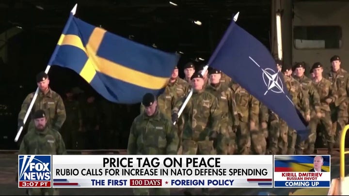 Price of peace: Rubio calls for increase in NATO defense spending from Europeans