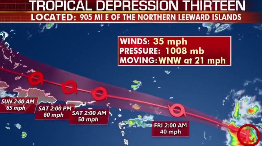 National forecast for Thursday, August 20