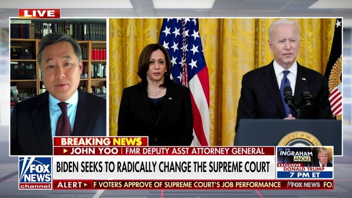 John Yoo on Biden seeking SCOTUS changes: A lot of this is unconstitutional