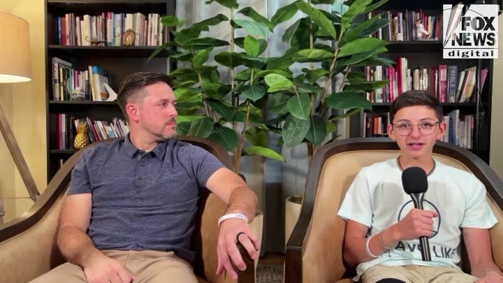 Boy who lost leg in shark attack shares story of survival, return to the water