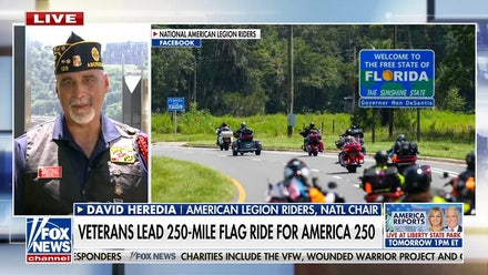 American Legion Riders lead 'Let's Ride Challenge' for America 250