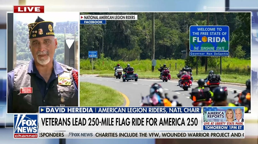 American Legion Riders lead 'Let's Ride Challenge' for America 250