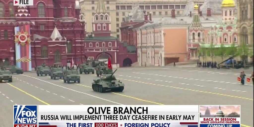 Russia will implement three-day ceasefire in early May