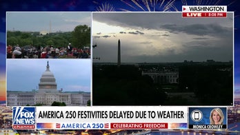 America 250 festivities delayed due to weather