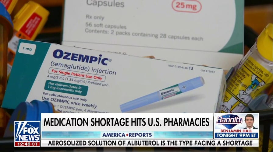US pharmacies struggle to keep shelves stocked with popular medications 