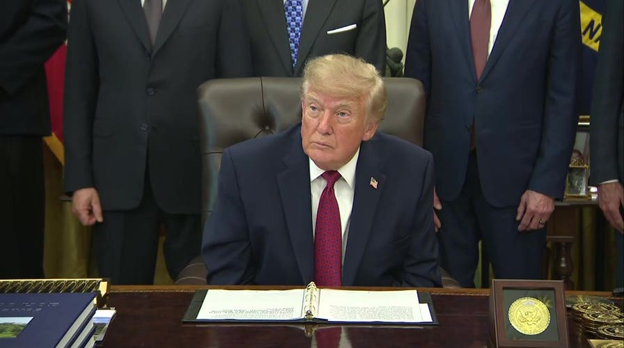 President Trump discusses deportations, inflation, and relations with Iran