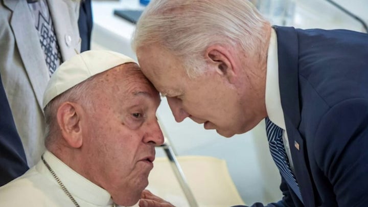 Biden meets with Pope Francis amid abortion policy criticism