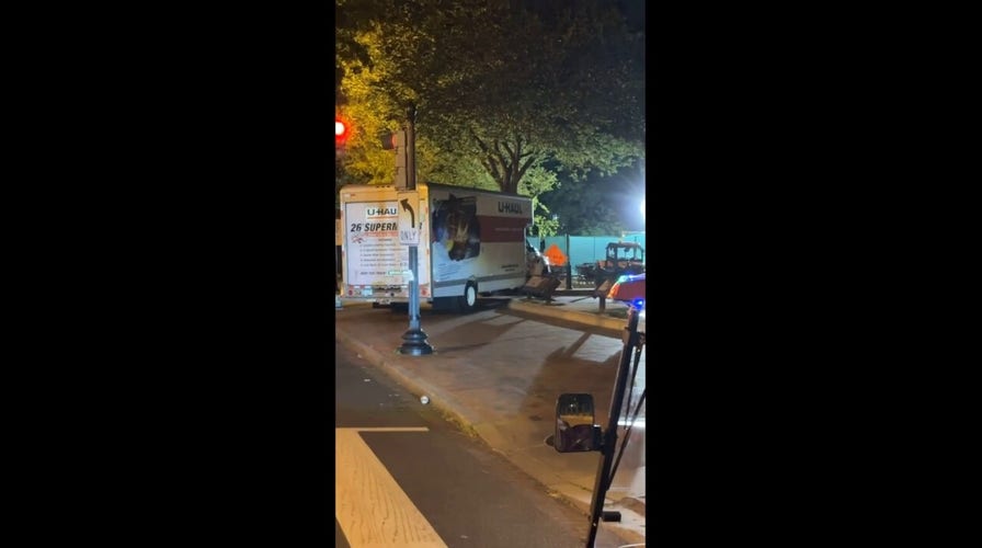 U-Haul truck rams barrier near White House