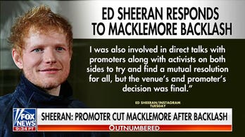Ed Sheeran responds to Macklemore backlash amid 'Free Palestine' controversy