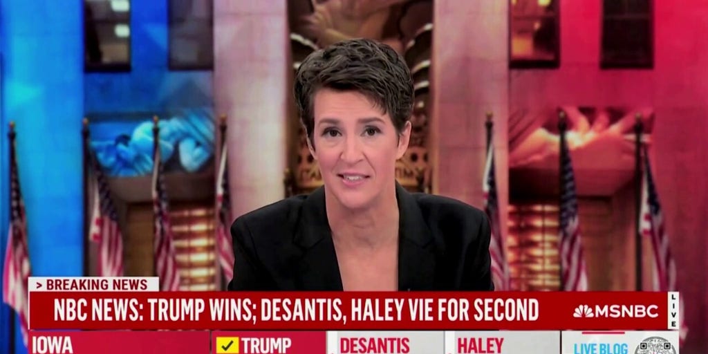 Rachel Maddow explains MSNBC s refusal to air Trump s victory speech in Iowa