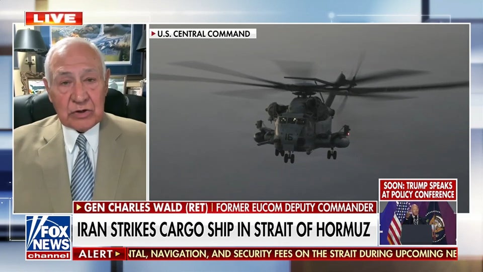 Iran's aggression in Strait of Hormuz demands US response, general warns