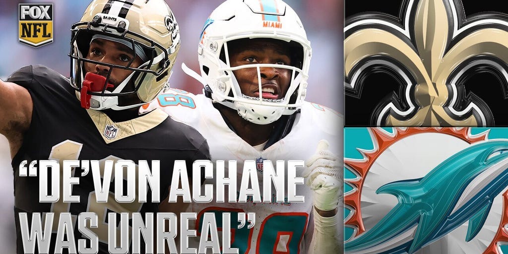 De’Von Achane TOPS 1,000 yards on the season with record-setting outing in Dolphins’ win over Saints