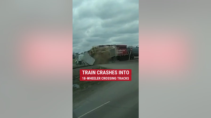 Train slams into truck crossing the tracks