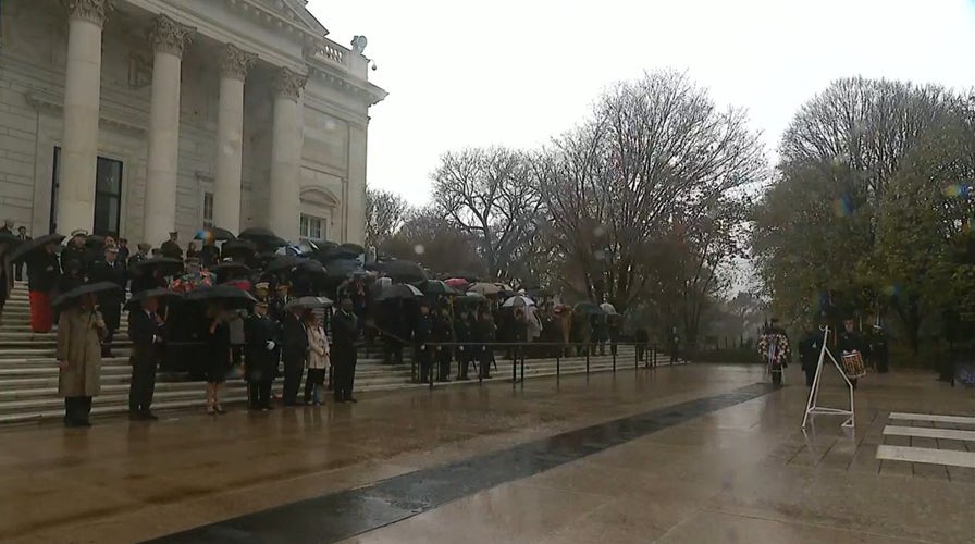 WATCH LIVE: Vice President Kamala Harris, First Lady Dr. Jill Biden and Second Gentleman Douglas Emhoff participate in the U.S. Army Military District of Washington's 69th National Veterans Day Observance at Arlington Cemetery.