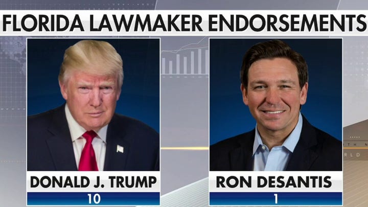Trump, DeSantis battle for endorsements as new polls favor the former president