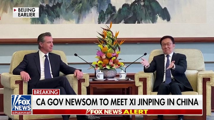 Gov. Gavin Newsom to meet with Xi Jinping in China over decarbonize efforts