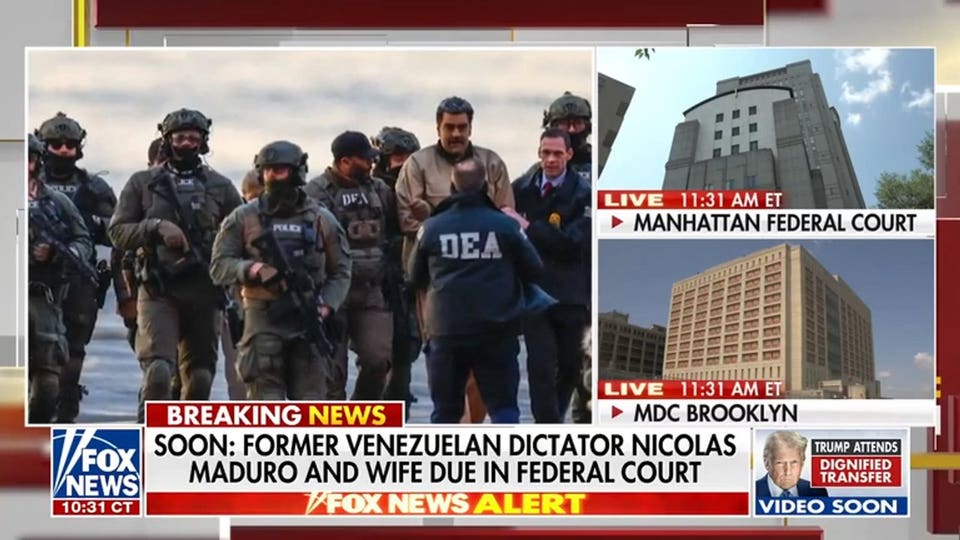 Maduro due in federal court on narco-terrorism, drug trafficking charges