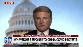 Rep. Michael McCaul: US must do everything it can to support China's protestors - Fox News