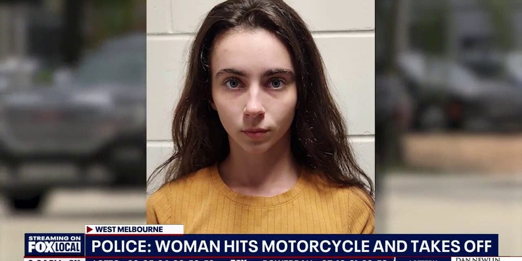 Florida woman drives off with motorcycle stuck under her car after hitting rider: police