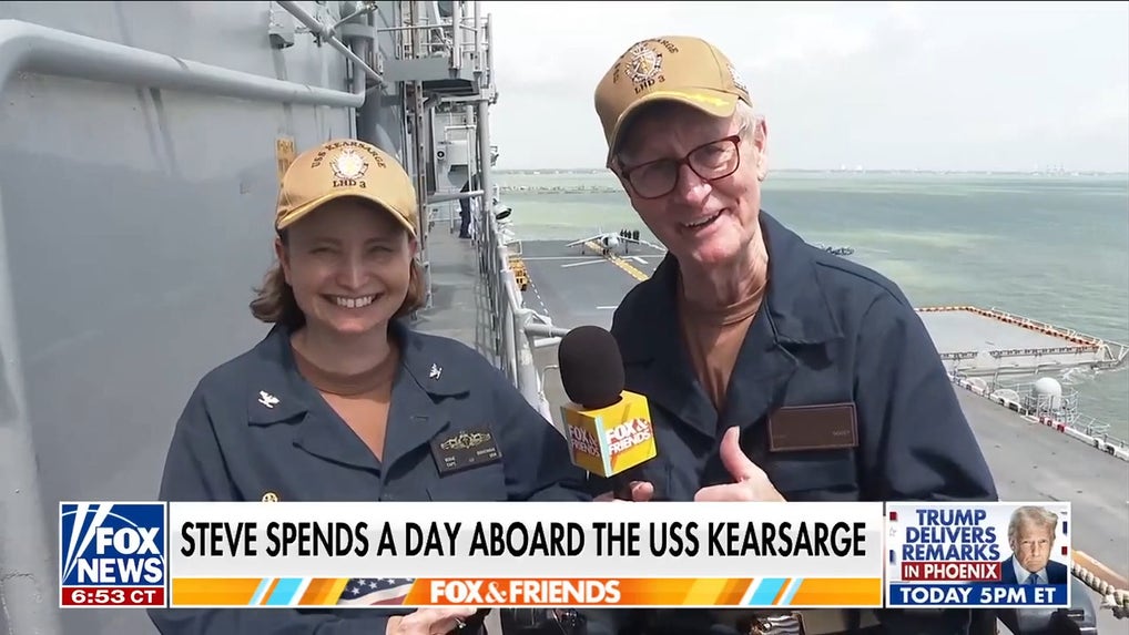 Steve Doocy spends a day aboard the USS Kearsarge for Houston's Fleet Week