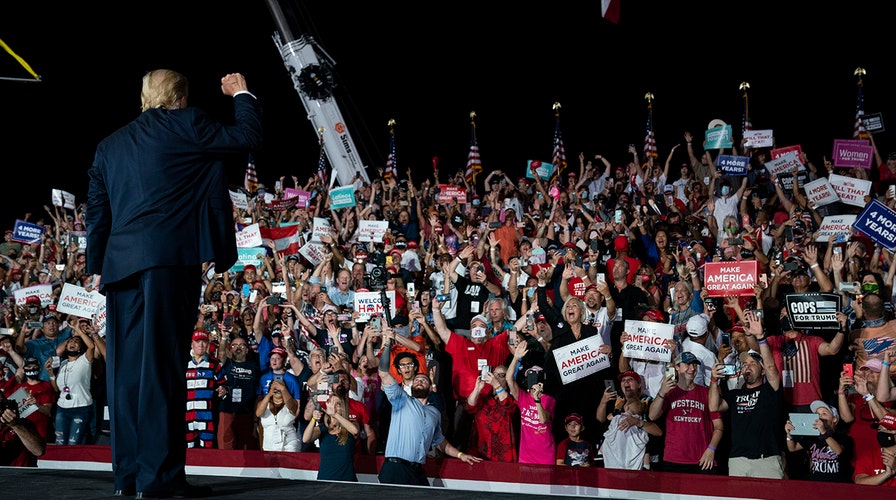 Trump kicks off return to campaign trail with massive rally in Florida