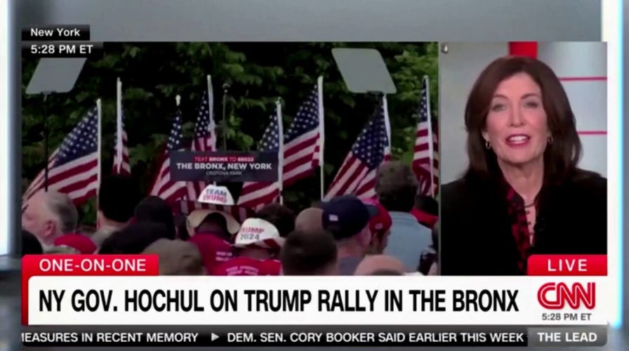 Far-left Democrats, media commentators, attack Trump rally in Bronx as 'fake'