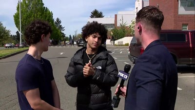 Students react to stabbing incident at Washington state high school
